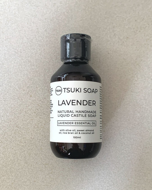 Lavender Liquid Castile Soap - 100ml Travel Size