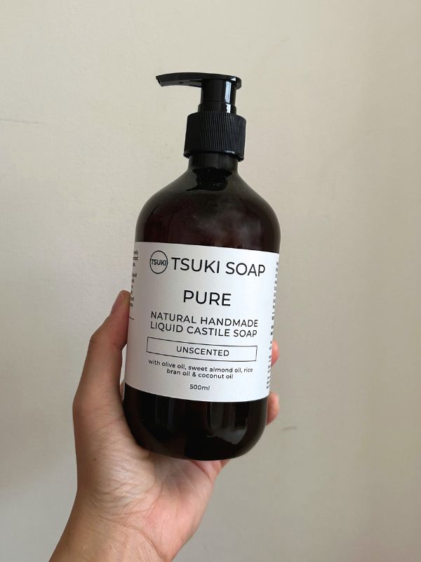 Pure Unscented - Handmade Natural Liquid Castile Soap