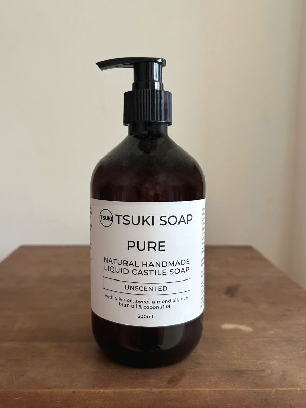 Pure Unscented - Handmade Natural Liquid Castile Soap