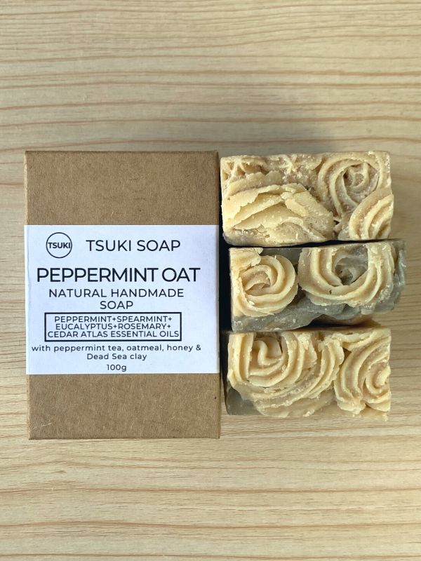 Peppermint Oat - Shea Butter Natural Handmade Soap