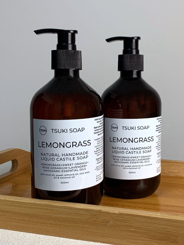 Lemongrass Liquid Castile Soap - 1L Refill