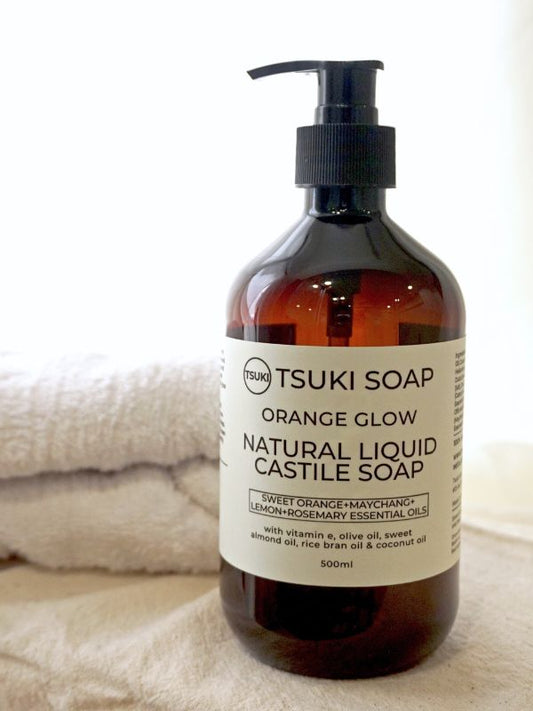 Orange Glow - Handmade Natural Liquid Castile Soap