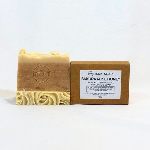 Sakura Rose Honey - Shea Butter Natural Handmade Soap