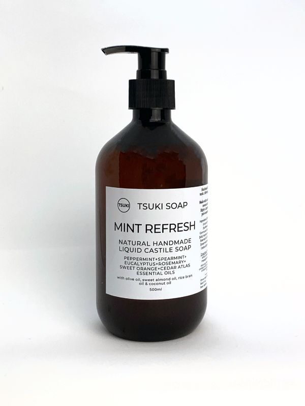 mint refresh liquid castile soap 500ml